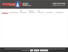 Tablet Screenshot of intensivfahrschule-hanse.de